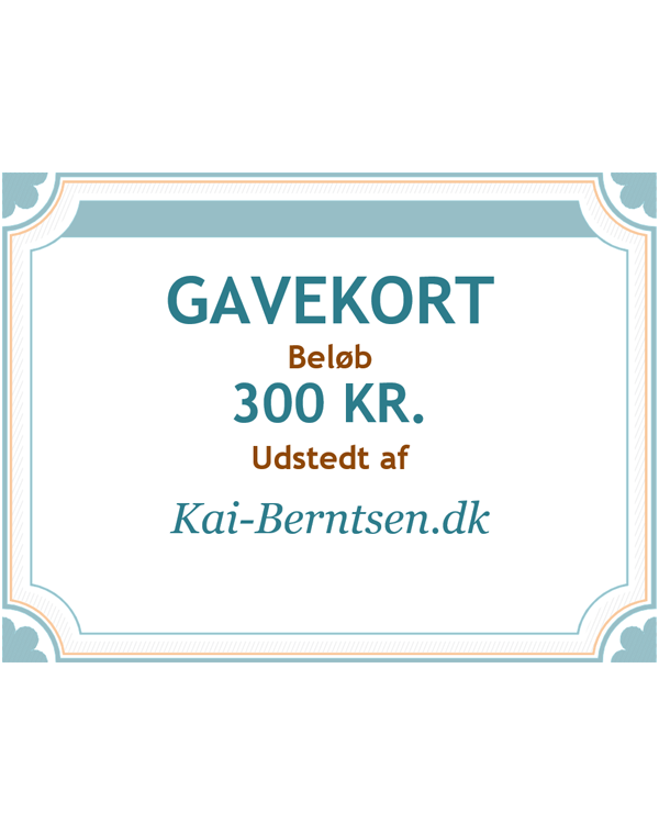 Gavekort på 300 kr.